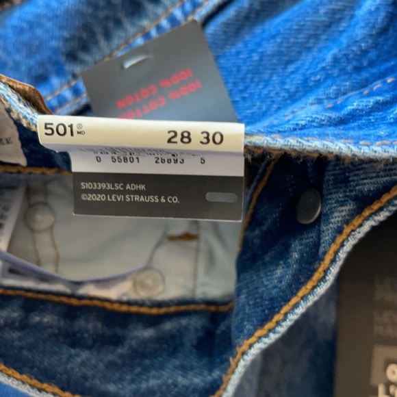 501 original high rise straight leg - Picture 3 of 8